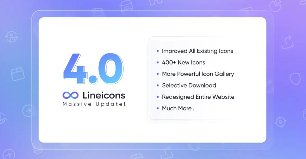 We’re working on Lineicons V4 – Here’s what’s next