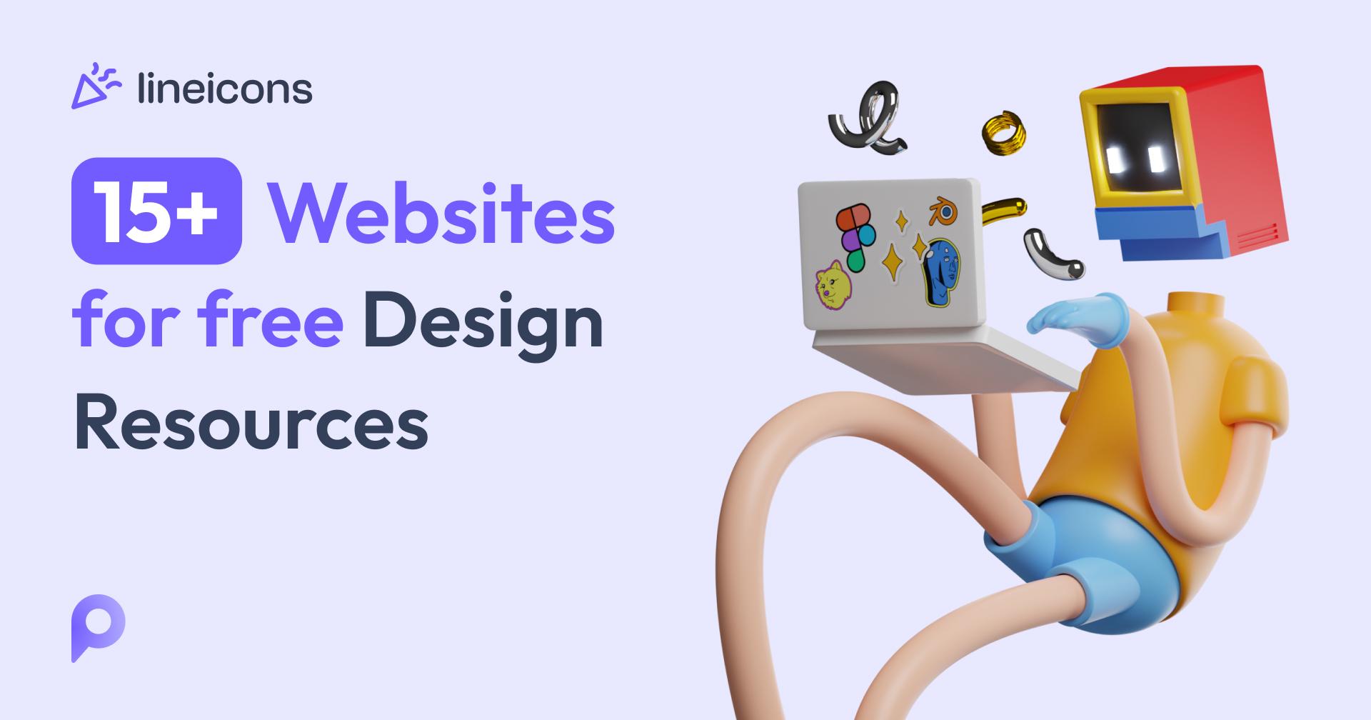 15+ Best Websites to Explore and Download Free Design Resources